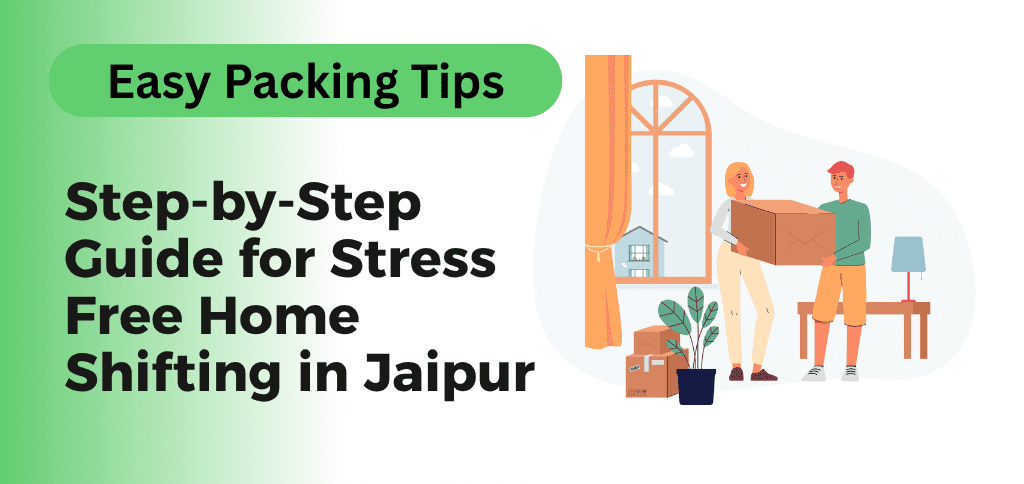 Packing materials like bubble wrap and boxes for home shifting in Jaipur